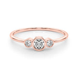 Three Stones Stackable Ring - Image 8