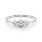 Three Stones Stackable Ring - Image 9