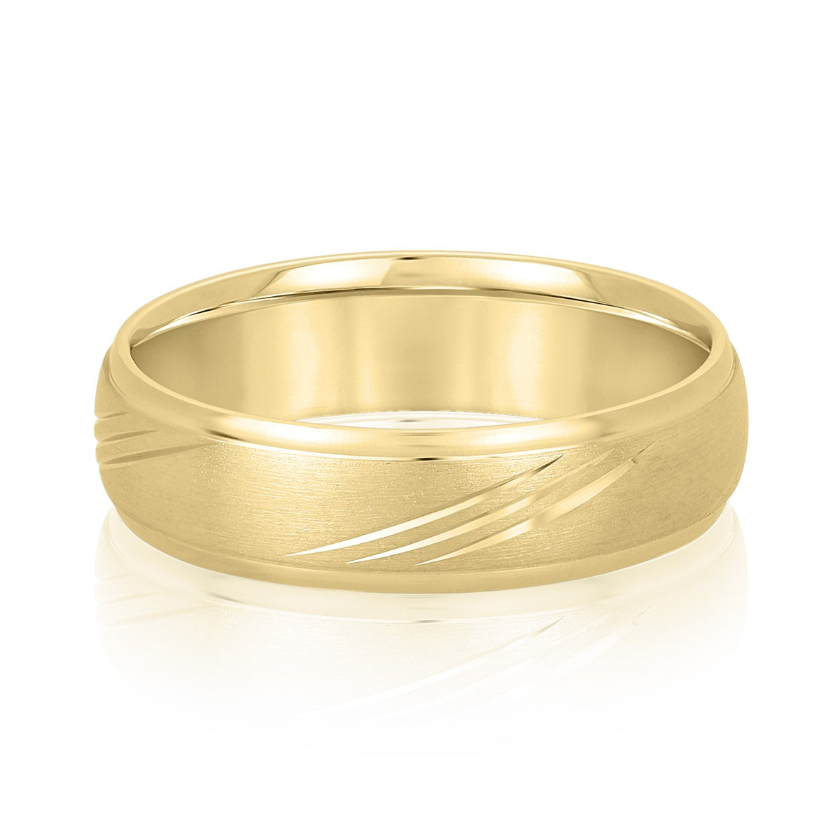 Refined Sculpt Men's Band 6mm - Image 1