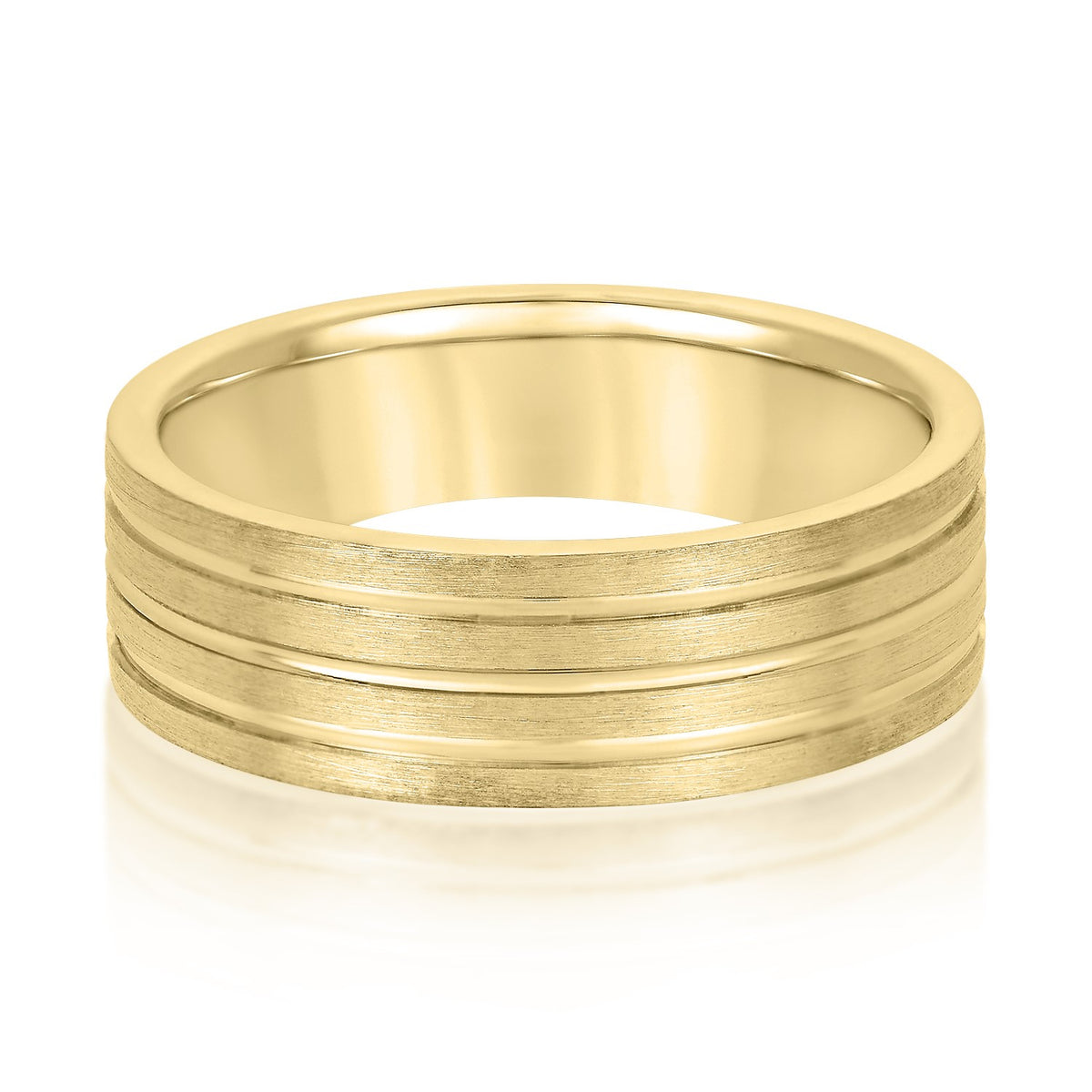Etched Brilliance Men's Band 5mm - Image 1