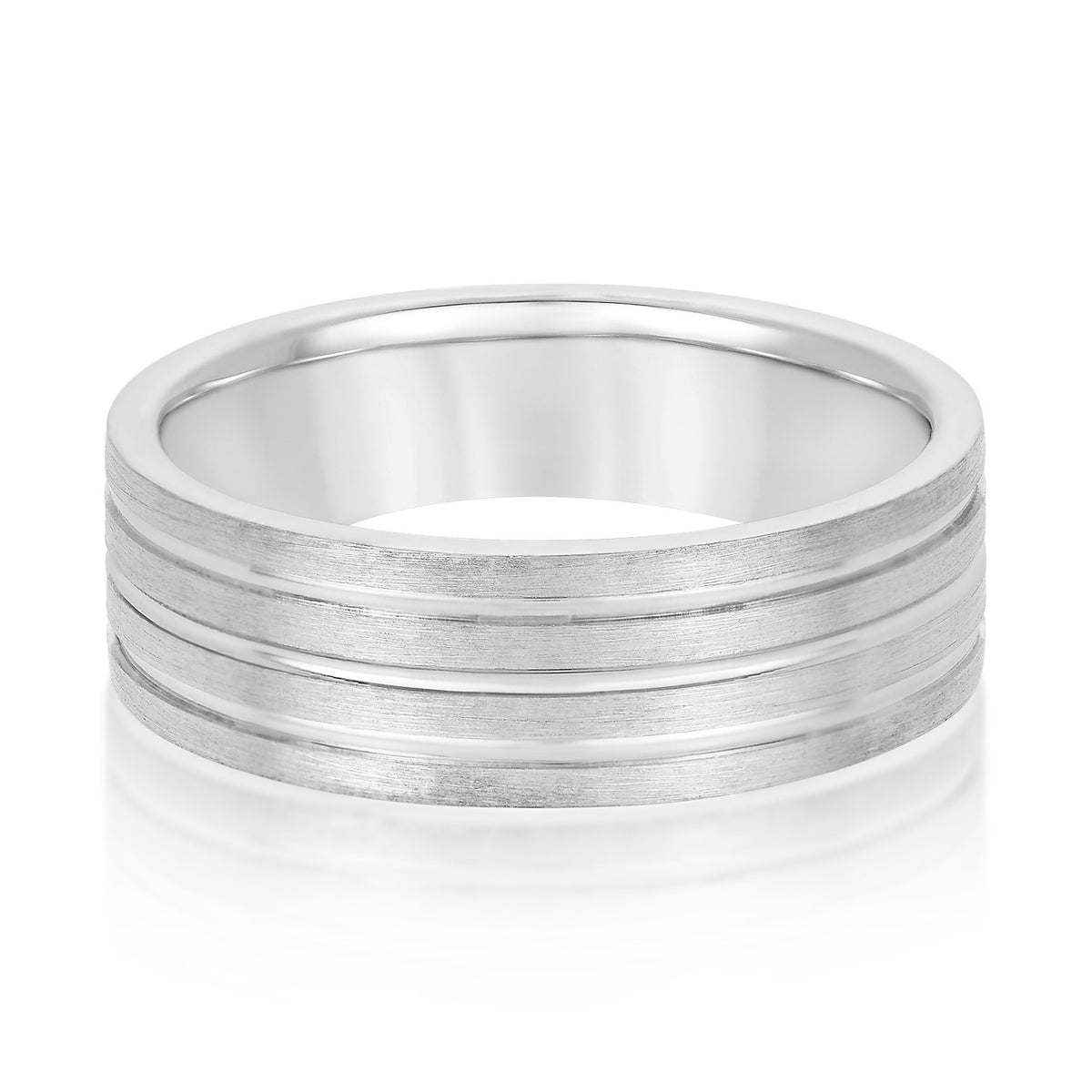 Etched Brilliance Men's Band 5mm - Image 2