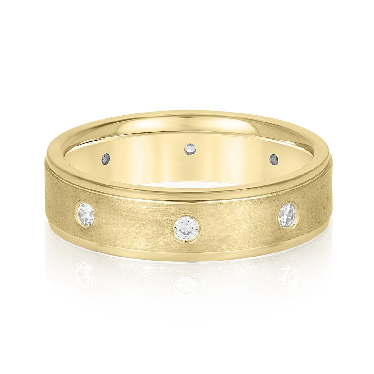 Sculpted Harmony Men's Band 6mm - Image 1