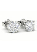 Solitaire Diamond Stud Earrings 1 carat