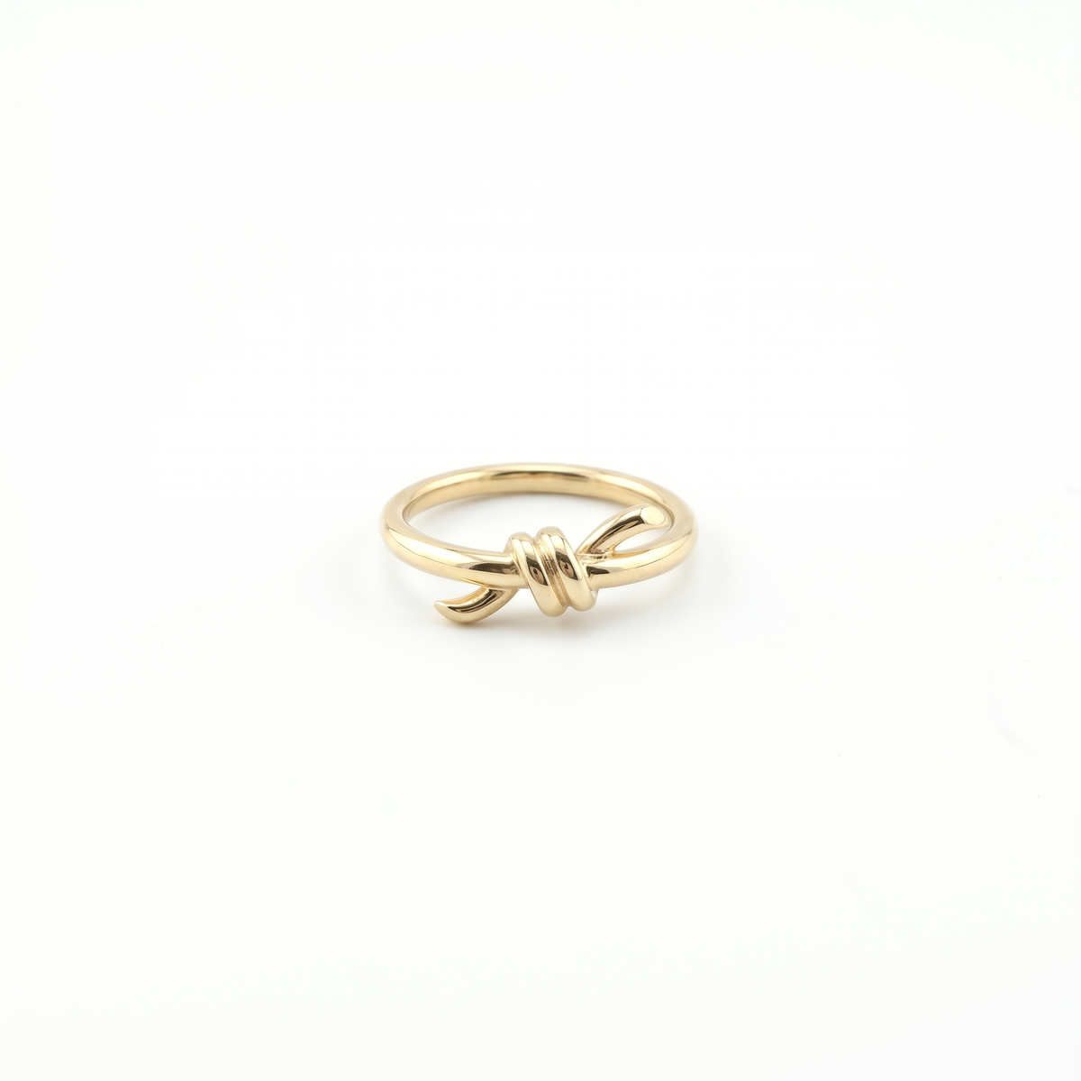 Knot ring all gold - Image 1