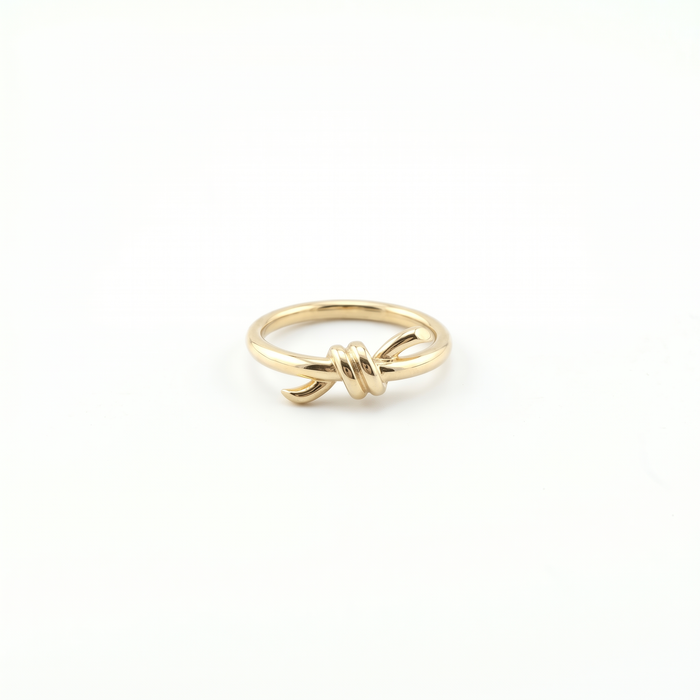 Knot ring all gold