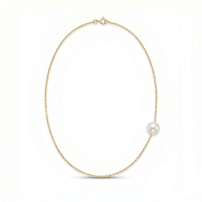 Pearl Necklace and Bracelet Set